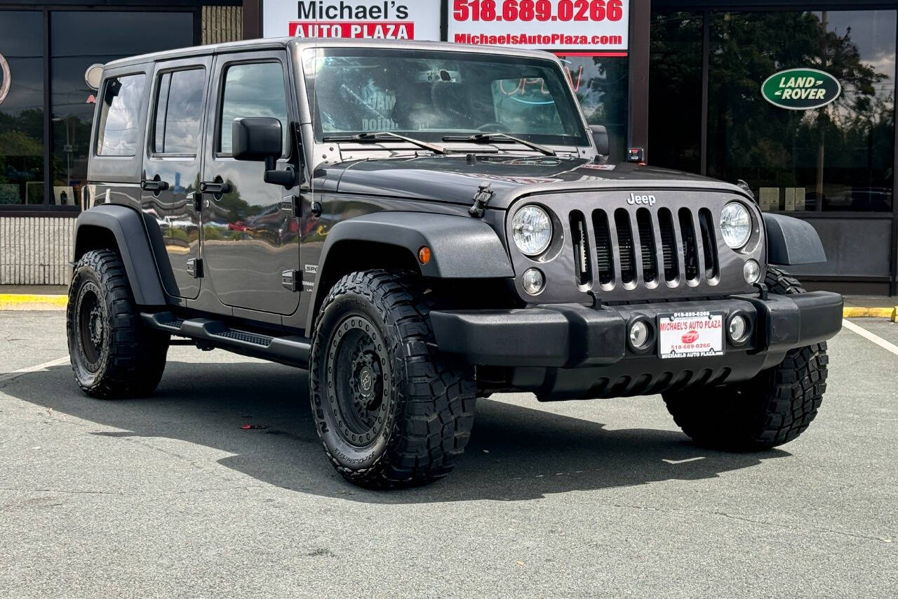 2018 Jeep Wrangler Jk Unlimited Sport S 4x4 4dr SUV