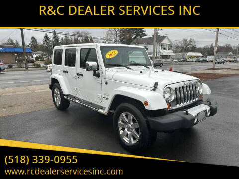 2012 Jeep Wrangler Unlimited for sale at R&C DEALER SERVICES INC in Cohoes NY