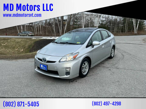 2010 Toyota Prius for sale at MD Motors LLC in Williston VT