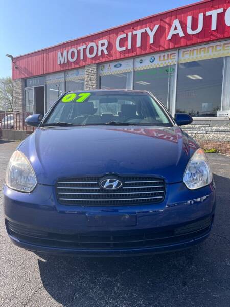 2007 Hyundai Accent for sale at MOTOR CITY AUTO BROKER in Waukegan IL