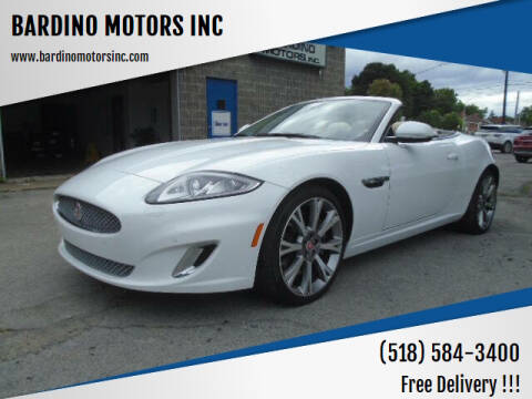 2015 Jaguar XK for sale at BARDINO MOTORS INC in Saratoga Springs NY