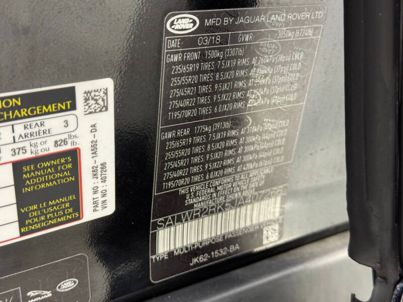 2018 Land Rover Range Rover Sport HSE Td6