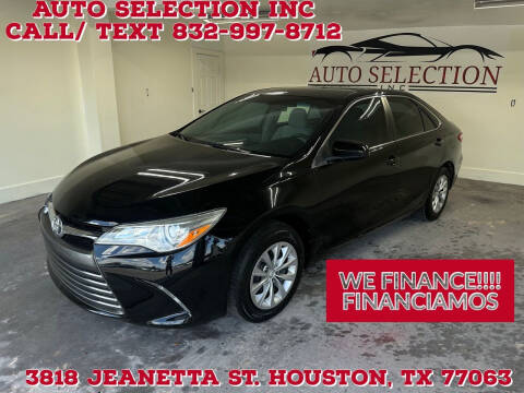 2017 Toyota Camry for sale at Auto Selection Inc. in Houston TX