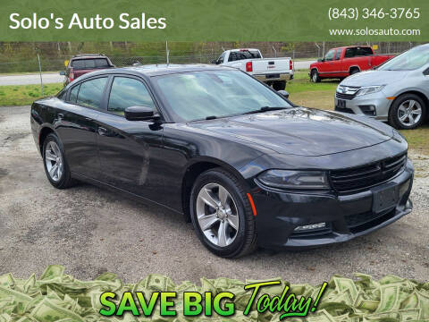 2016 Dodge Charger for sale at Solo's Auto Sales in Timmonsville SC