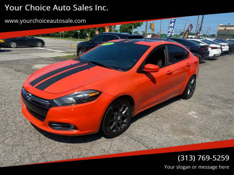 2015 Dodge Dart for sale at Your Choice Auto Sales Inc. in Dearborn MI