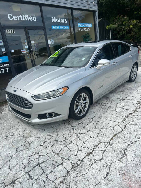 2016 Ford Fusion Hybrid for sale at Georgia Certified Motors in Stockbridge GA