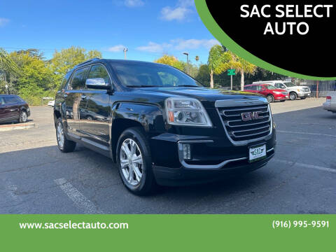 2017 GMC Terrain for sale at SAC SELECT AUTO in Sacramento CA