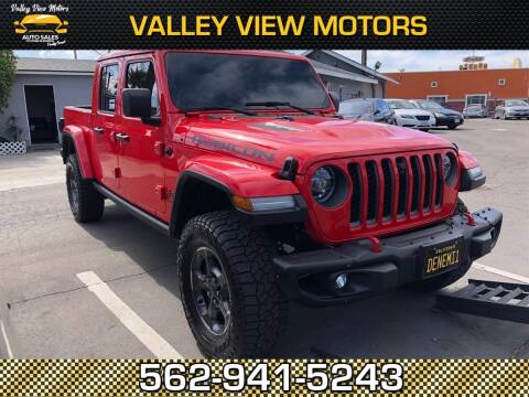 2020 Jeep Gladiator for sale at Valley View Motors in Whittier CA