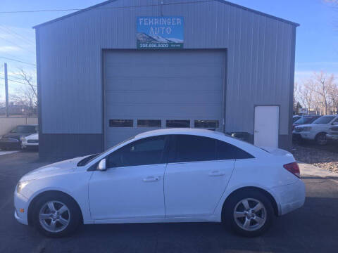 2012 Chevrolet Cruze for sale at FEHRINGER AUTO in Pocatello ID