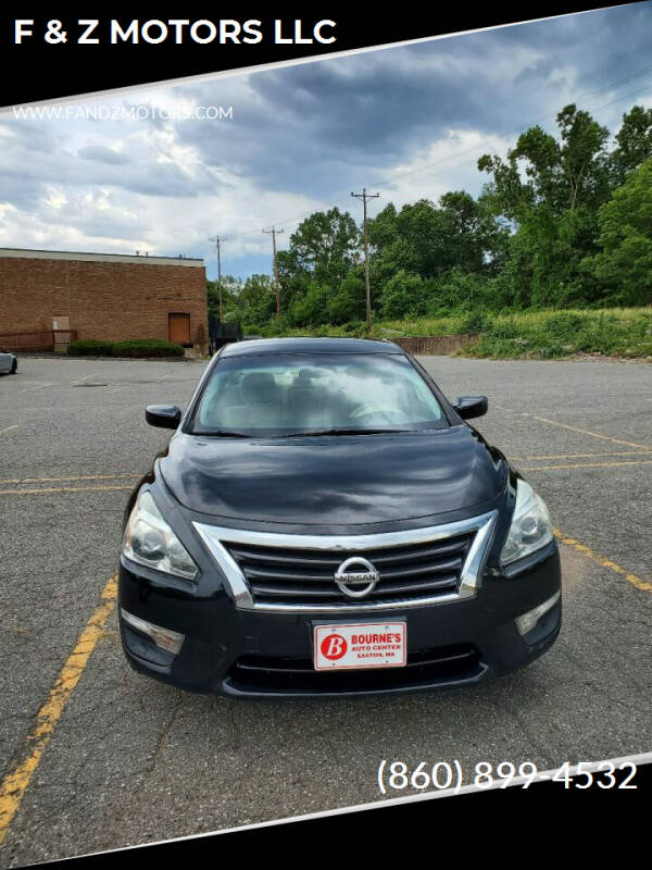 2015 Nissan Altima for sale at F & Z MOTORS LLC in Vernon Rockville CT