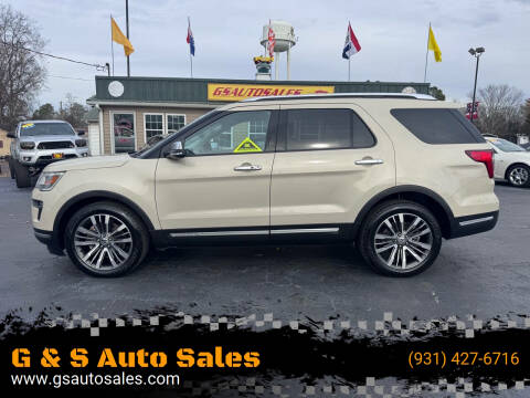 2018 Ford Explorer for sale at G & S Auto Sales in Ardmore TN