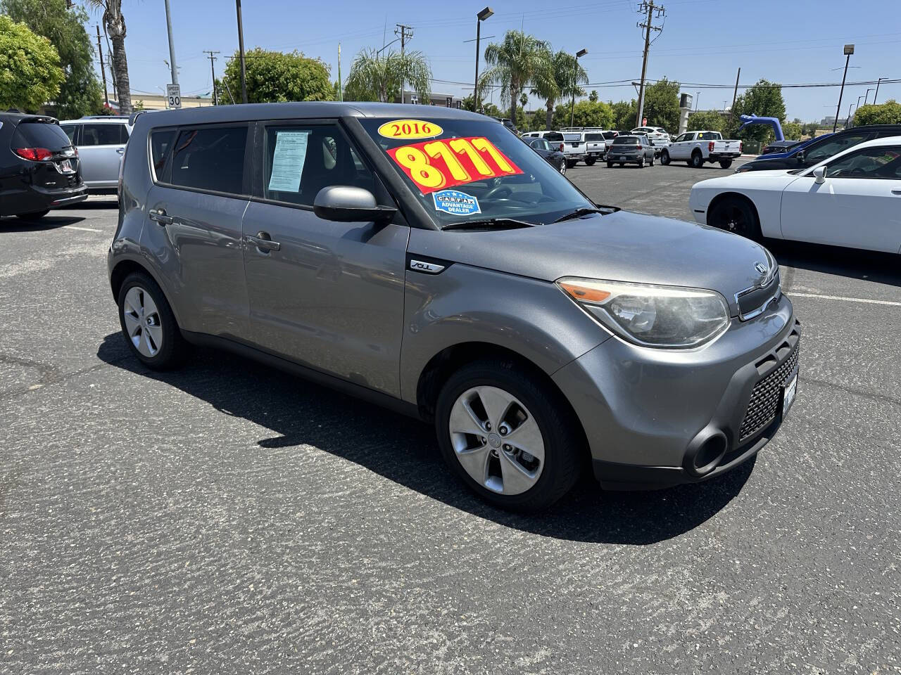 Gray 2016 Kia Soul Base 4dr Crossover 6A 2