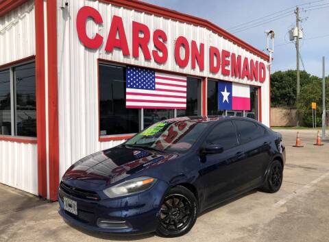 2015 Dodge Dart for sale at Cars On Demand 2 in Pasadena TX
