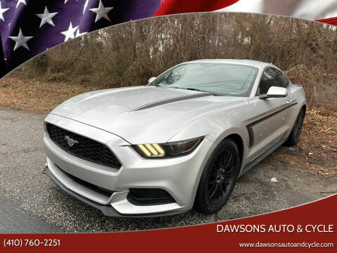 2017 Ford Mustang for sale at Dawsons Auto & Cycle in Glen Burnie MD