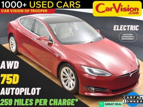 2017 Tesla Model S for sale at Car Vision of Trooper in Norristown PA