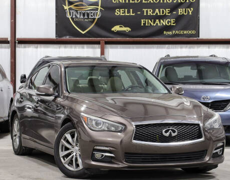 2015 Infiniti Q50 for sale at United Exotic Auto in Houston TX