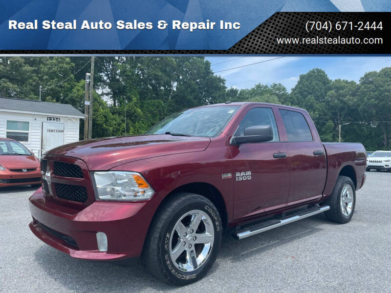2017 RAM 1500 for sale at Real Steal Auto Sales & Repair Inc in Gastonia NC