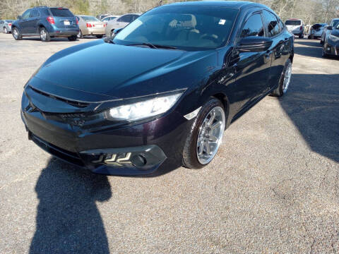 2017 Honda Civic for sale at WALKER MOTORS LLC & TRAILERS in Hattiesburg MS