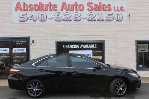 2015 Toyota Camry for sale at Absolute Auto Sales in Fredericksburg VA