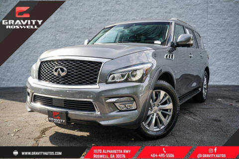 2017 Infiniti QX80 for sale at Gravity Autos Roswell in Roswell GA