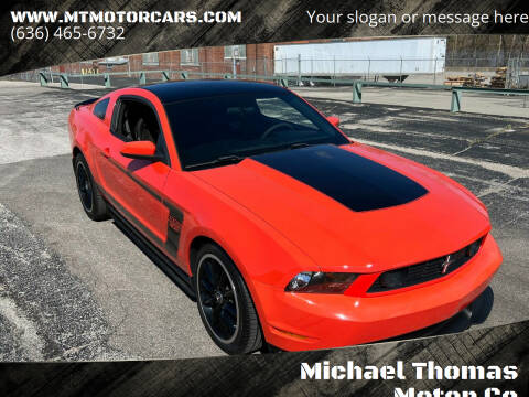 2012 Ford Mustang for sale at Michael Thomas Motor Co in Saint Charles MO