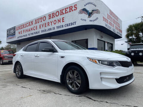 2018 Kia Optima for sale at American Auto Brokers in West Palm Beach FL