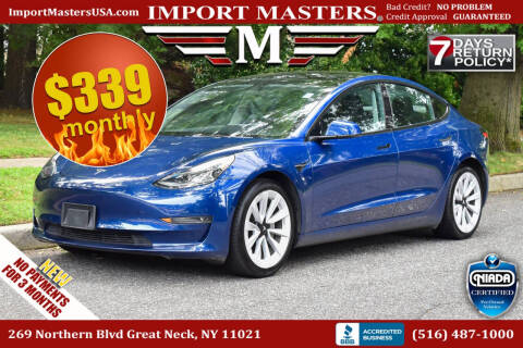 2022 Tesla Model 3 for sale at Import Masters in Great Neck NY