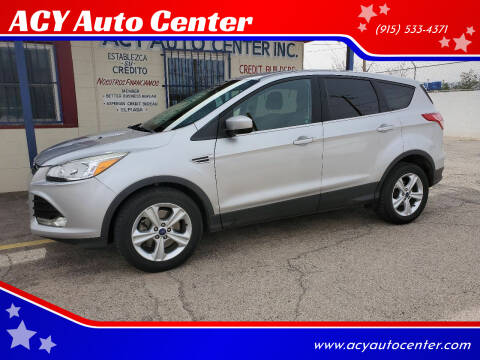 2014 Ford Escape for sale at ACY Auto Center in El Paso TX