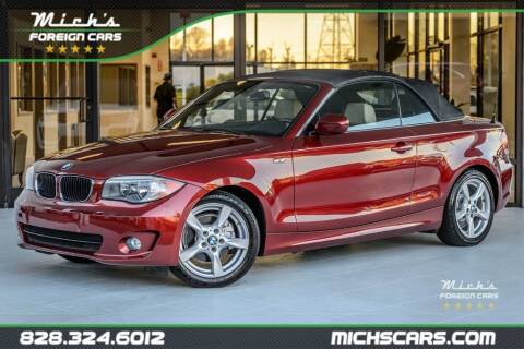 2012 BMW 1 Series for sale at Mich's Foreign Cars in Hickory NC
