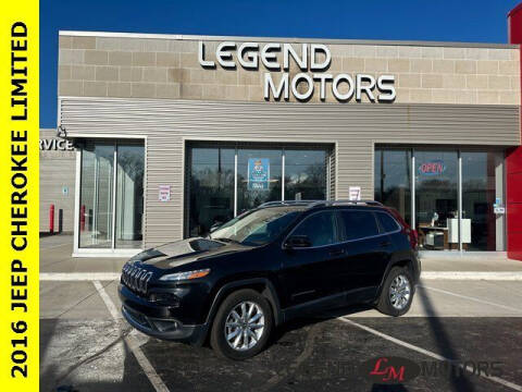 2016 Jeep Cherokee for sale at Legend Motors of Waterford in Waterford MI