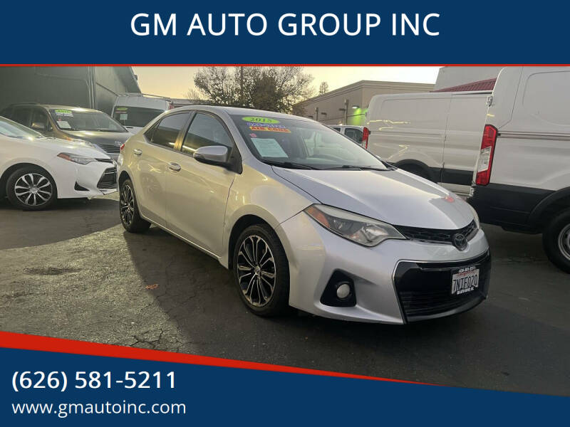 2015 Toyota Corolla S Plus