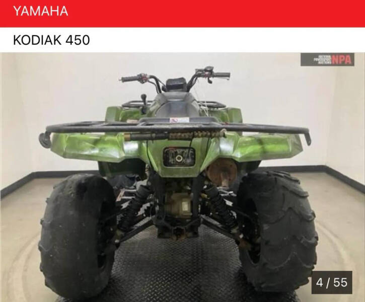 2021 Yamaha Kodiak 450