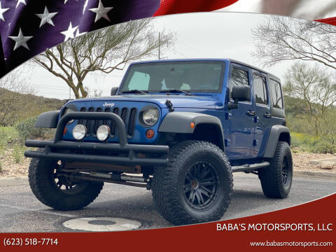2010 Jeep Wrangler Unlimited for sale at Baba's Motorsports, LLC in Phoenix AZ
