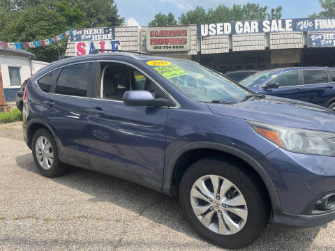 2013 Honda CR-V for sale at Platinum Motors Auto Sales in Ansonia CT
