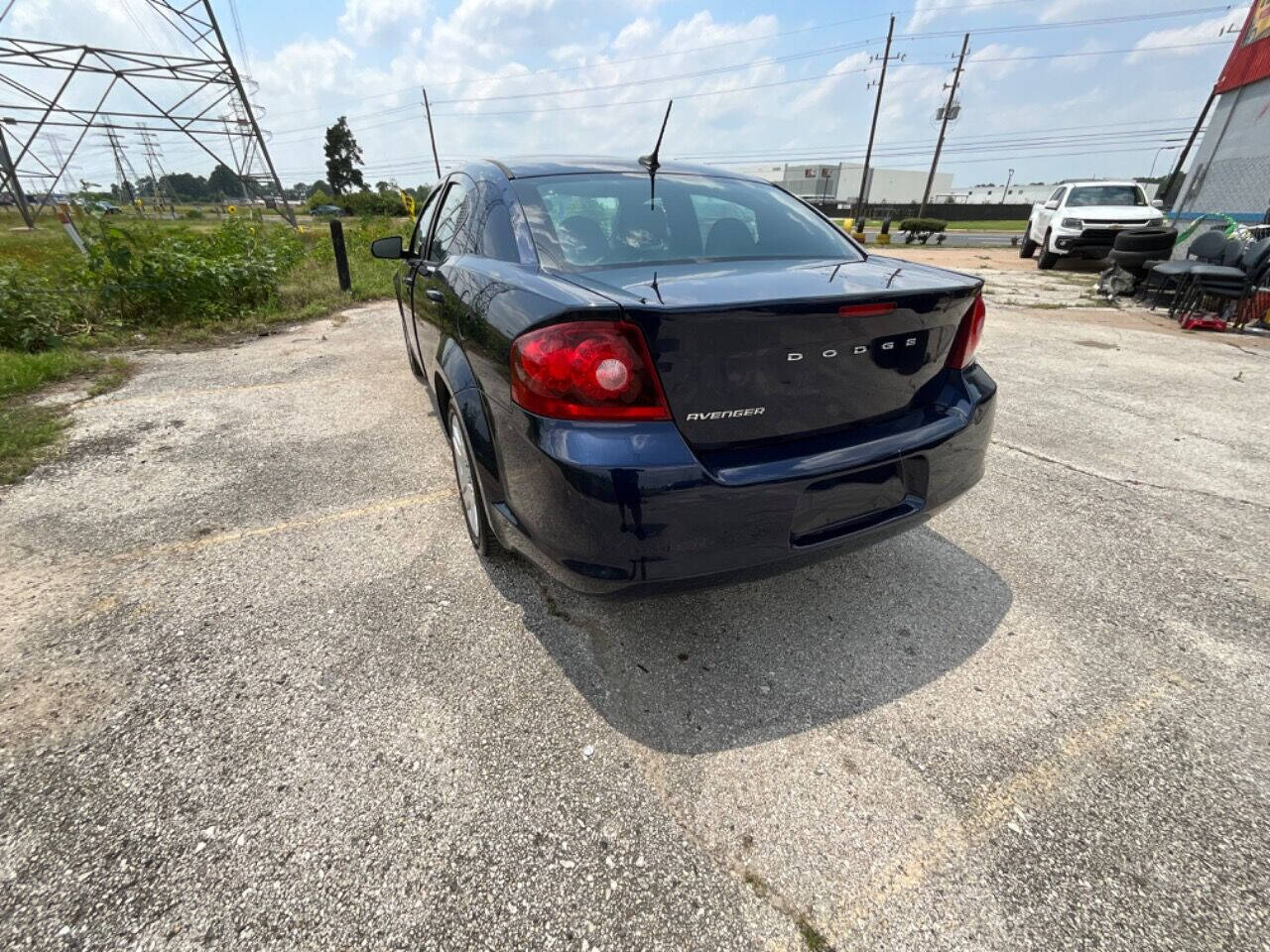 2014 Dodge Avenger for sale at Sixty Motors LLC in Houston, TX