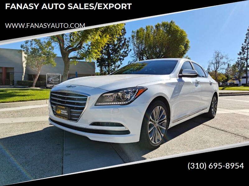 2016 Hyundai Genesis for sale at FANASY AUTO SALES/EXPORT in Yorba Linda CA