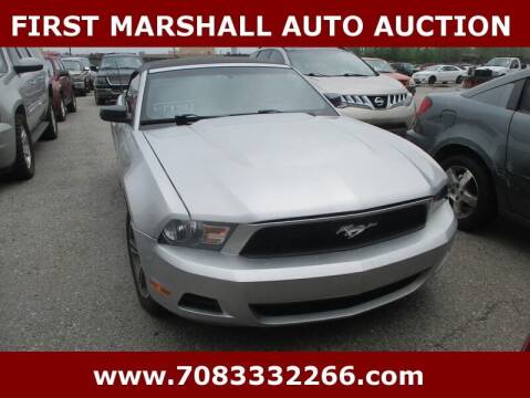 2010 Ford Mustang for sale at First Marshall Auto Auction in Harvey IL