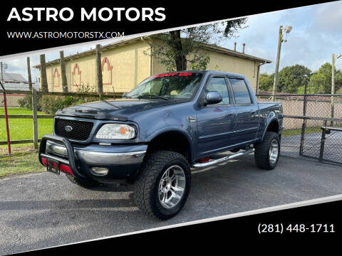 2002 Ford F-150 for sale at ASTRO MOTORS in Houston TX