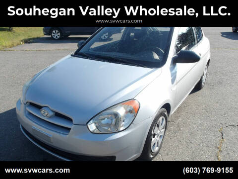 2007 Hyundai Accent for sale at Souhegan Valley Wholesale, LLC. in Milford NH