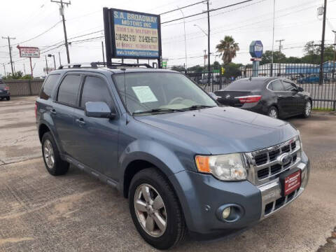 2012 Ford Escape for sale at S.A. BROADWAY MOTORS INC in San Antonio TX