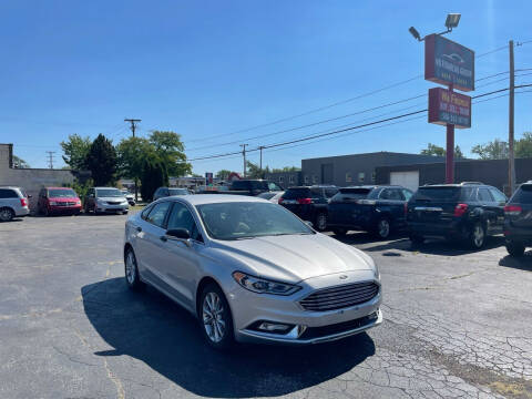 2017 Ford Fusion for sale at MD Financial Group LLC in Warren MI