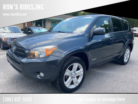 2007 Toyota RAV4 for sale at RON'S RIDES,INC in Bunnell FL