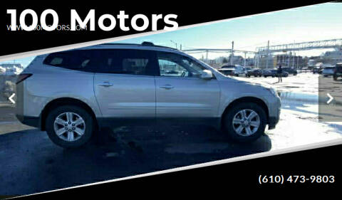 2014 Chevrolet Traverse for sale at 100 Motors in Bechtelsville PA