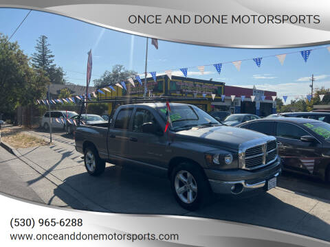 2007 Dodge Ram Pickup 1500 for sale at Once and Done Motorsports in Chico CA