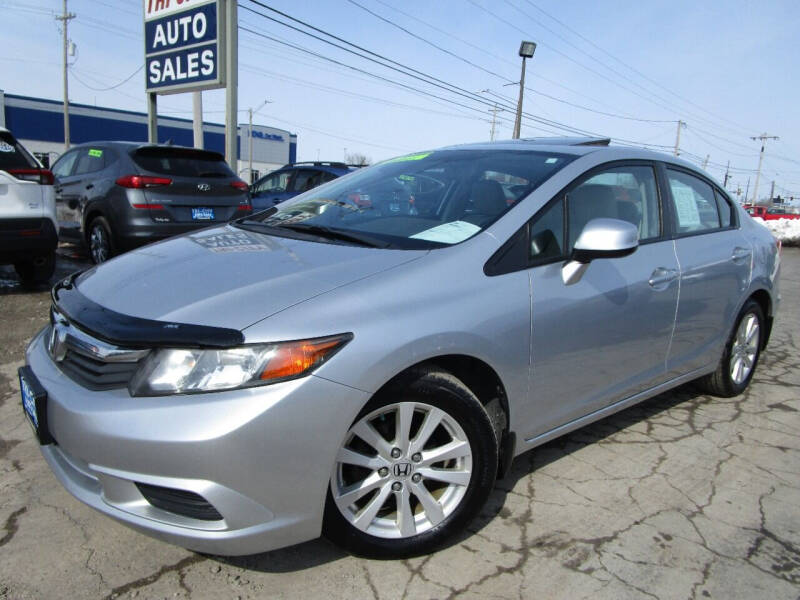 2012 Honda Civic for sale at TRI CITY AUTO SALES LLC in Menasha WI