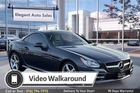 2013 Mercedes-Benz SLK for sale at Elegant Auto Sales in Rancho Cordova CA