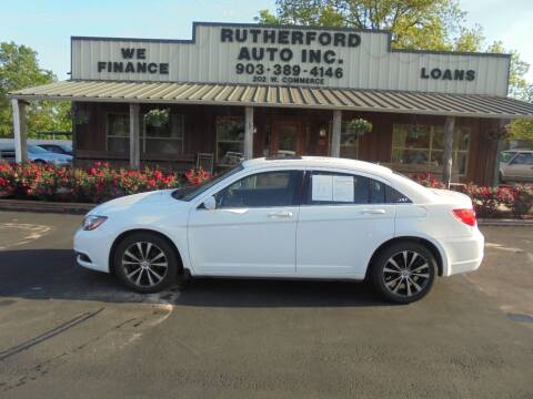 2014 Chrysler 200 for sale at RUTHERFORD AUTO SALES in Fairfield TX