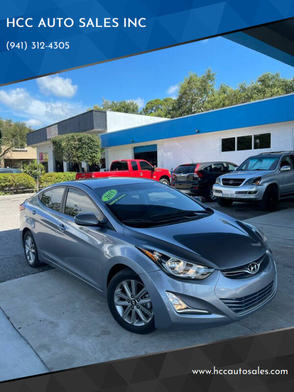 2015 Hyundai Elantra for sale at HCC AUTO SALES INC in Sarasota FL