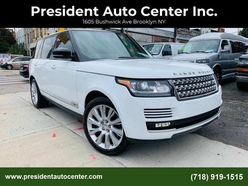 2014 Land Rover Range Rover for sale at President Auto Center Inc. in Brooklyn NY