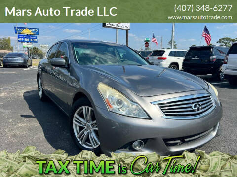 2013 Infiniti G37 Sedan for sale at Mars Auto Trade LLC in Orlando FL